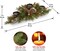 National Tree Company Artificial Christmas Centerpiece | Includes 3 Candle Holders, Red Berries, Pine Cones and Steal Base | Frosted Berry - 30 Inch